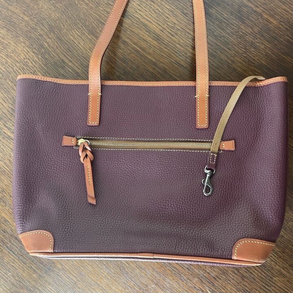 Dooney Bourke Burgundy/Red Pebble handbag Tote leather shoulder bag women & Bag